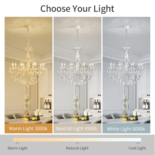 Modern Contemporary K9 Crystal Glass Chandelier Pendant Ceiling Lighting Fixture