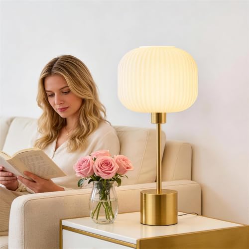 Glass Table Lamp for Living Room