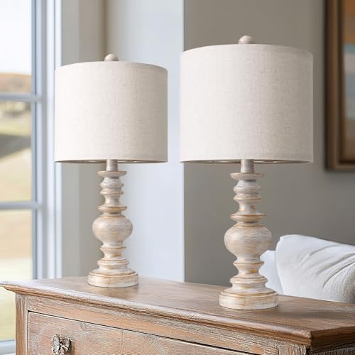20" Retro Table Lamps Set of 2 (2 Count)