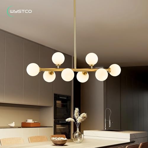 Mid Century Modern Globe Sputnik Chandelier