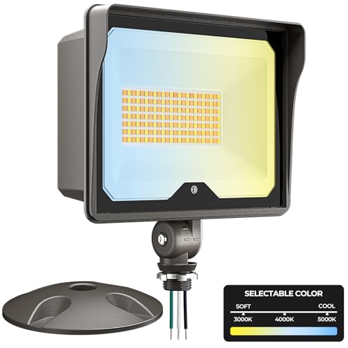55W 7700LM LED Flood Lights Outdoor