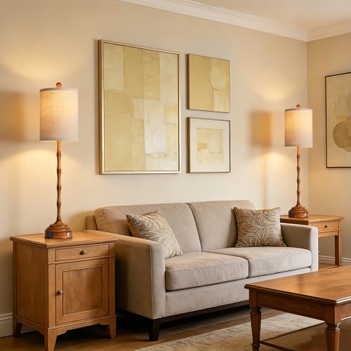 Tall Skinny Beside Lamps Set of 2