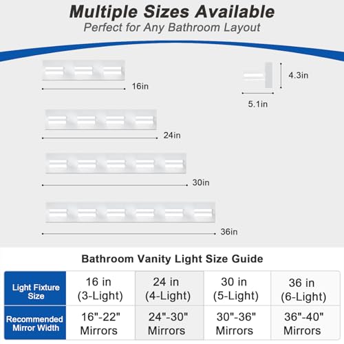 LED Modern Bathroom Lights Fixtures