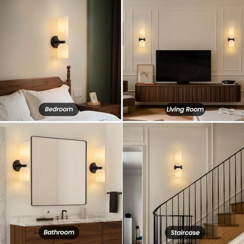 Mid Century Bathroom Wall Sconce (2 Count)