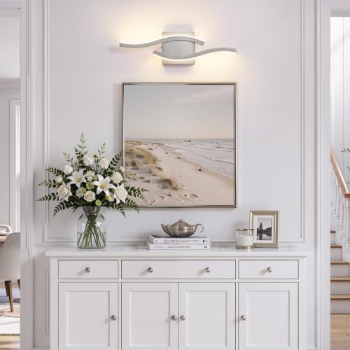 Nickel LED Bathroom Vanity Lights