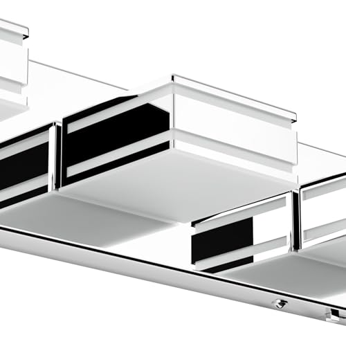 48inch Chrome Vanity Light for Bathroom with 5 Color Temperatures