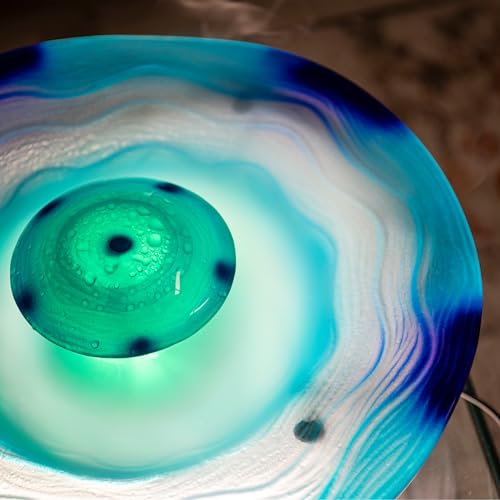 8" Color Changing LED Mist Indoor Tabletop Fountain