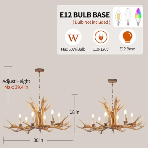 Antler Chandelier Lighting