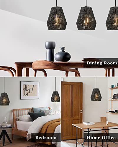 Woven Pendant Light Fixtures