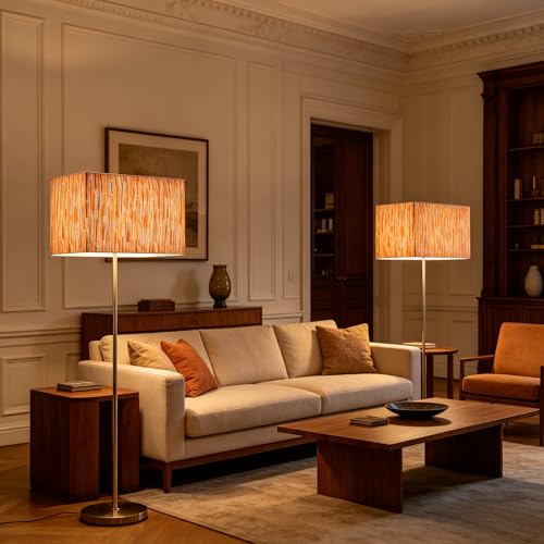 Large Rectangle Lamp Shades Set of 2 (2 Count)