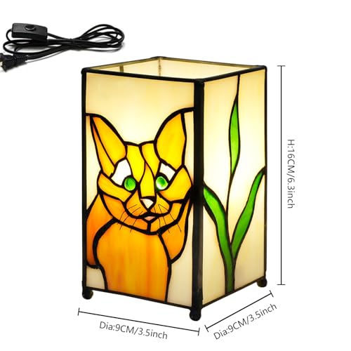 Tiffany Lamp Stained Glass lamp Small Bedside Table Lamps for Living Room Home Decor