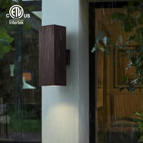 18" Modern Outdoor Porch Light (2 Count)