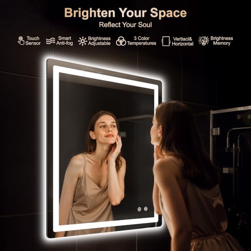 36x30 LED Bathroom Vanity Mirror with Lights