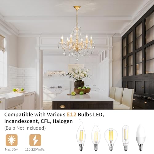 Crystal Chandelier Light Fixture