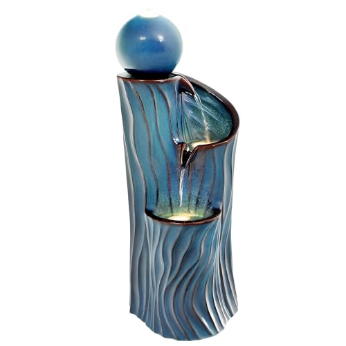 32" H Ceramic Outdoor Water Fountain