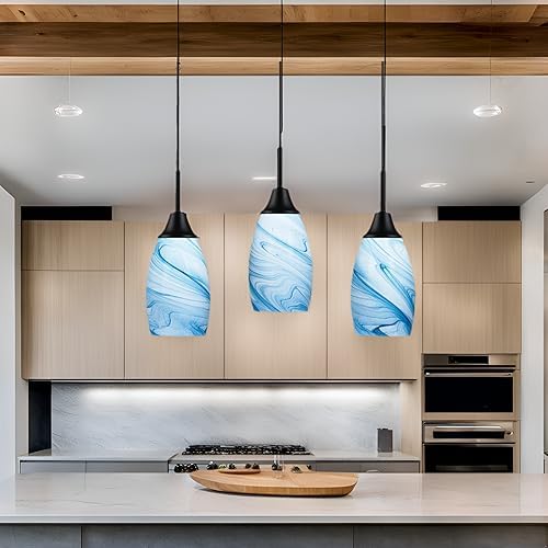 Mini Glass Pendant Light (3 Count)