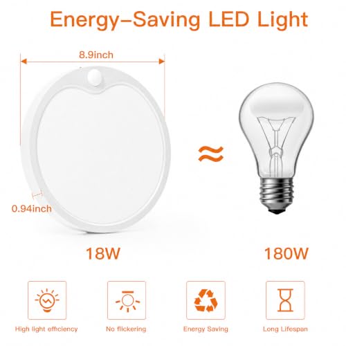 4 Pack Motion Sensor Ceiling Light (4 Count)