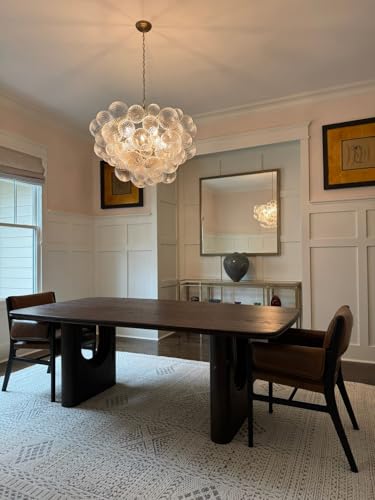 Nordic Bubble Ball Glass Chandelier 31"