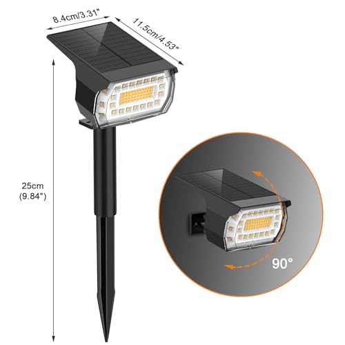 Solar Spot Lights Outdoor (12 Count)