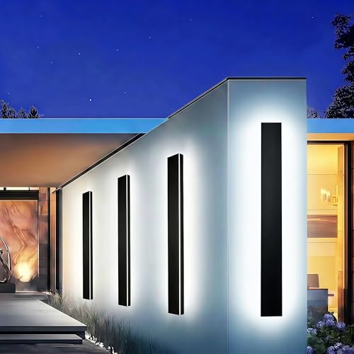 4.33In Wide Modern Outdoor Wall Light for Garage