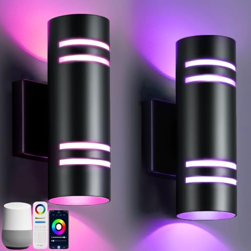 RGB Outdoor Wall Lights