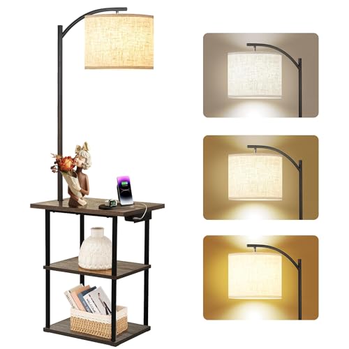 Floor Lamp with Table