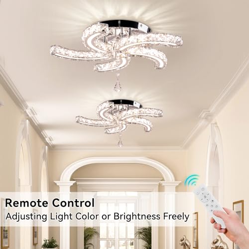 19.7" Crystal Ceiling Light