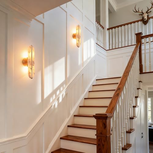 15.7in Natural Alabaster Wall Sconces Marble Wall Sconces