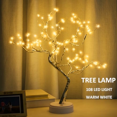 Room Decor 20" 108 LED Tabletop Bonsai Tree Light