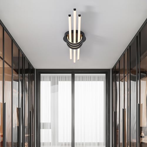 39In Modern Dimmable Linear LED Ceiling Light with Remote