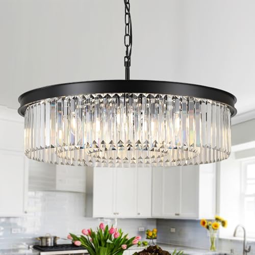 30" Modern Crystals Chandelier 12