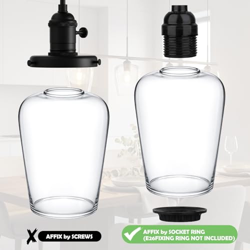 4 Pack Wine Glass Lamp Shade (4 Count)