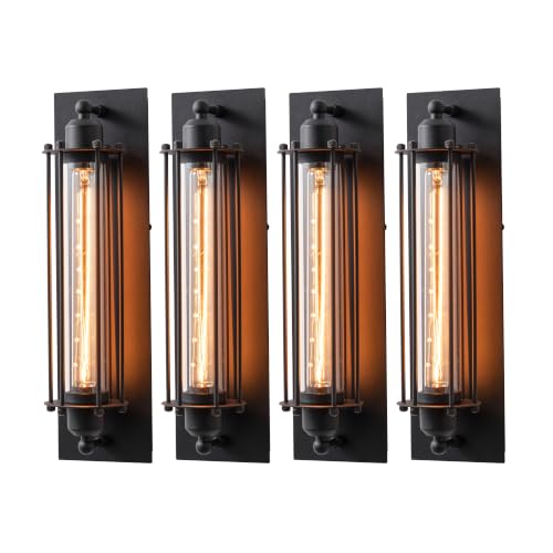 18 Inch Industrial Outdoor Wall Light Sconce (4 Count)