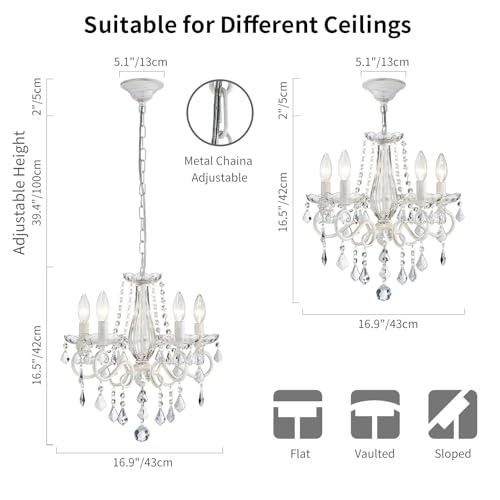 Small Crystal Chandelier