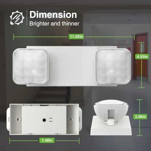 10Pack Emergency Lights for Business (10 Count)