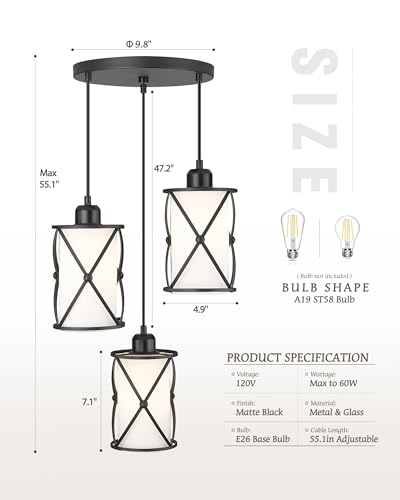 3 Light Dining Room Chandelier Light Fixtures