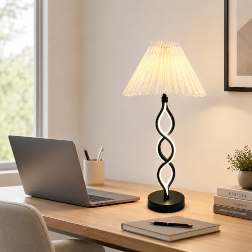 Black Modern LED Table Lamp (Black)