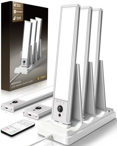 5 Pack Under Cabinet Lighting with Charging Station (5 Count)