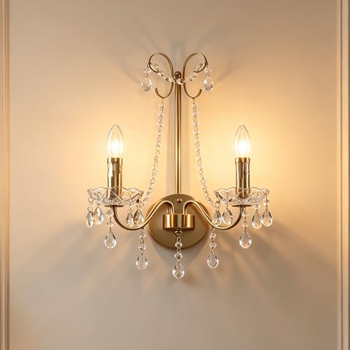 Crystal Wall Sconce Light