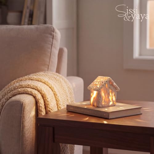Mini House Shape Marble Table Lamp