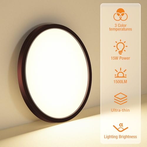 8PACK LED Flush Mount Ceiling Light Fixture (6 Count)