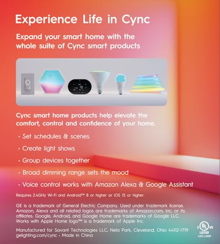 GE Smart LED Light Bulb (2 Count)