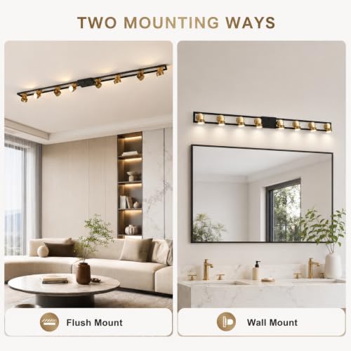 65 Inch Modern Dimmable LED Track Lighting with Remote