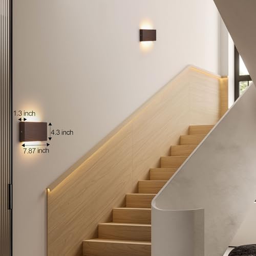 Wood Linear LED Wall Sconce