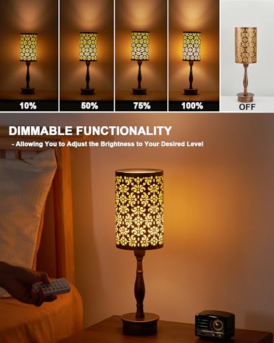 Vintage Cordless Table Lamp Rechargeable Battery Operated