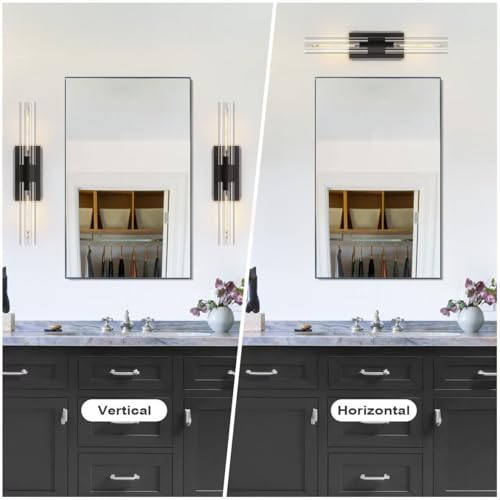 Black 22.8" Sconces Wall Lighting