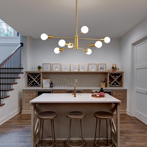 Modern Chandelier Sputnik Ceiling Light Fixture 8