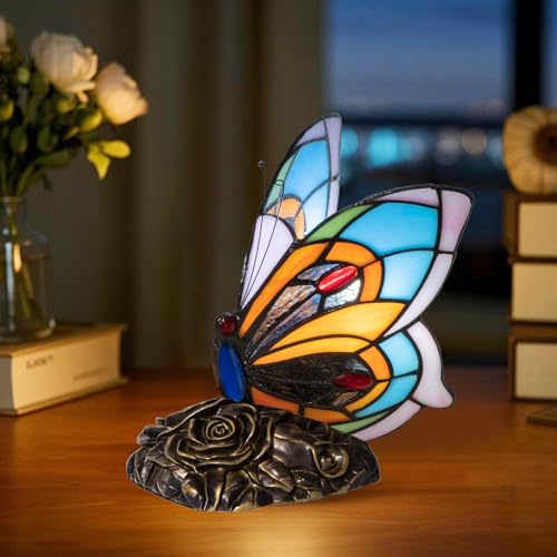 Tiffany Style Butterfly Lamp