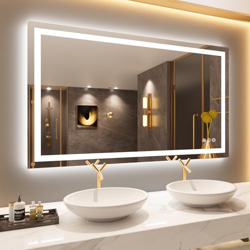 50"X30" LED Bathroom Mirror with Lights