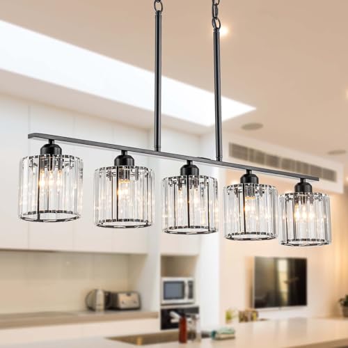 36" Black Chandeliers for Dining Room